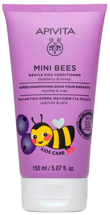 Produktas APIVITA Mini Bees Genlte Kids, švelnus ir lengvinantis šukavimą kondicionierius, 150 ml Paveikslėlis