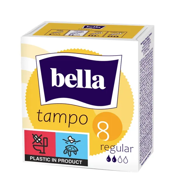 Produktas BELLA Easy Twist Regular tamponai, 8 vnt. Paveikslėlis