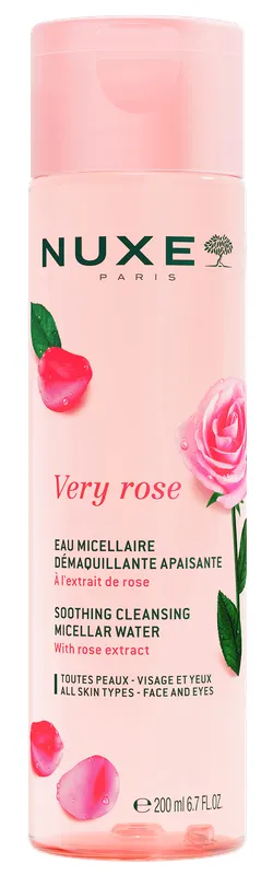 NUXE Very Rose Soothing Cleansing micelinis vanduo, 200 ml