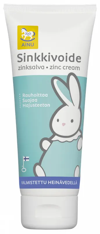 Produktas AINU Baby su cinku kūno kremas, 100 ml Paveikslėlis