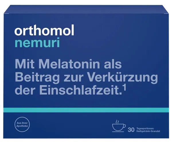 Produktas ORTHOMOL Nemuri milteliai, 30 vnt. Paveikslėlis
