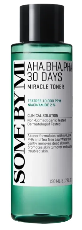 Produktas SOME BY MI AHA-BHA-PHA Miracle, odos pH atstatyti tonikas, 150 ml Paveikslėlis