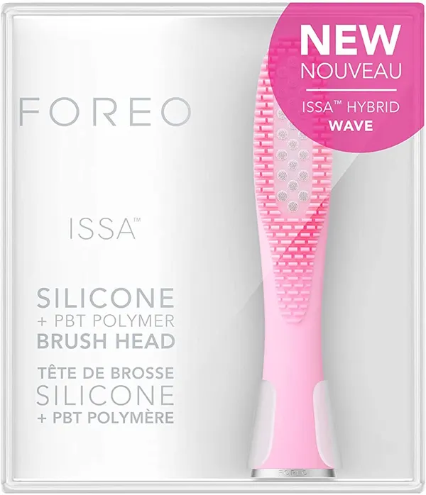 Produktas FOREO Issa Hybrid Wave Pearl Pink elektrinių dantų šepetėlių galvutės, 1 vnt. Paveikslėlis