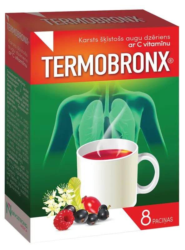 Produktas TERMOBRONX Vitamin C karšti gėrimai, 8 vnt. Paveikslėlis