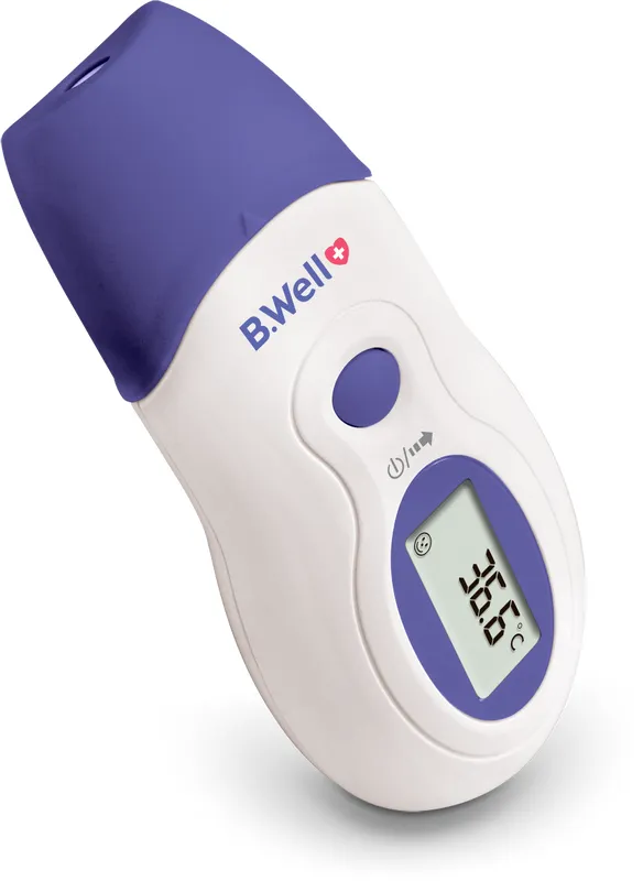 Produktas B.WELL B.WELL WF-1000 INFRARAUDONŲJŲ SPINDULIŲ AUSIES / KAKTOS TERMOMETRAS bekontaktis termometras, 1 vnt. Paveikslėlis