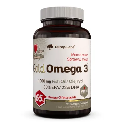 Produktas OLIMP LABS Gold Omega-3 1000 kapsulės, 90 vnt. Paveikslėlis