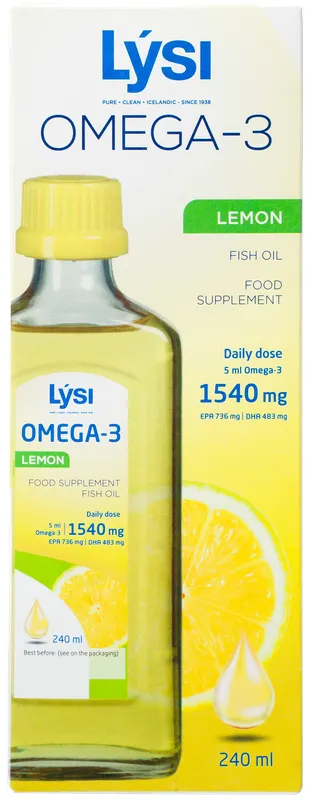 Produktas LYSI aliejus, 240 ml Paveikslėlis