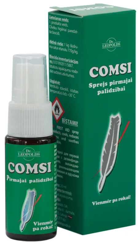 Produktas COMSI skubi pagalba purškiklis, 20 ml Paveikslėlis
