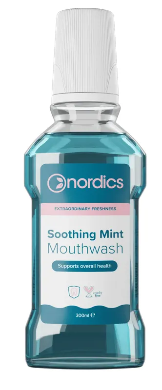 Produktas NORDICS Sooting Mint burnos skalavimo skystis, 300 ml Paveikslėlis