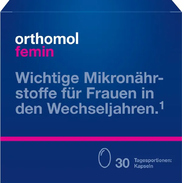 Produktas ORTHOMOL Femin kapsulės, 30 vnt. Paveikslėlis