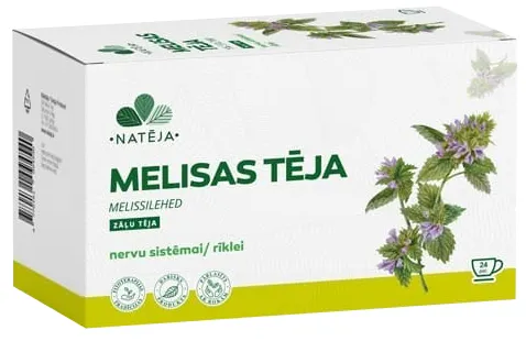 Produktas NATĒJA Melisų Lapų arbatos maišeliai, 24 vnt. Paveikslėlis