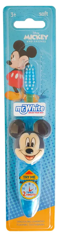 Produktas MR. WHITE Mickey Mouse dantų šepetėlis, 1 vnt. Paveikslėlis