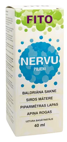 Produktas FITO Nervu lašai, 40 ml Paveikslėlis