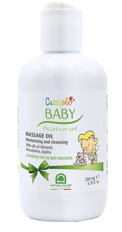 Produktas NATURA HOUSE Cucciolo Baby softening masažinis aliejus, 200 ml Paveikslėlis