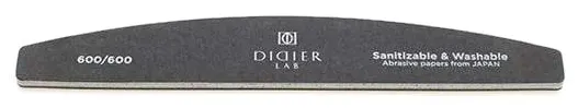 Produktas DIDIER LAB Halfmoon Black 600/600 nagų dildė, 1 vnt. Paveikslėlis