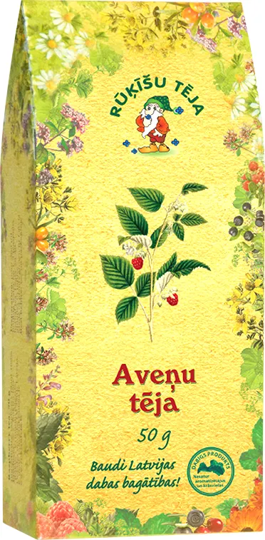 Produktas RŪĶĪŠU TĒJA aviečių biri arbata, 50 g Paveikslėlis