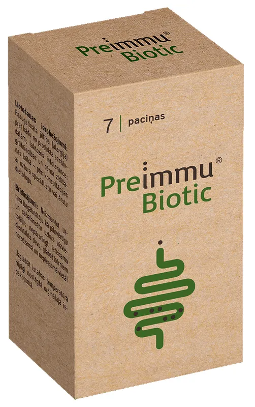 Produktas PREIMMU Biotic paketėliai, 7 vnt. Paveikslėlis
