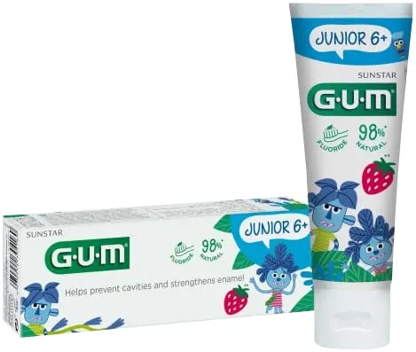 Produktas GUM  Junior 6+  dantų pasta, 50 ml Paveikslėlis
