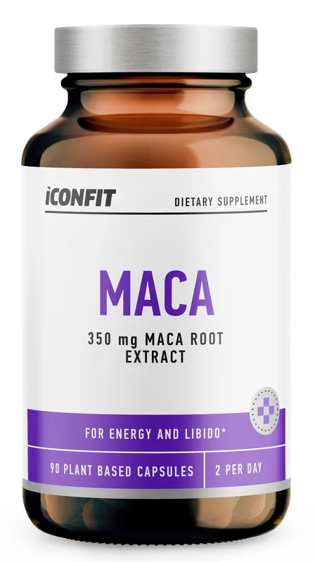 Produktas ICONFIT Maca 350 mg kapsulės, 90 vnt. Paveikslėlis