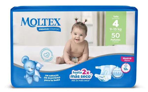 Produktas MOLTEX Premium Comfort 4 Maxi sauskelnės, 50 vnt. Paveikslėlis