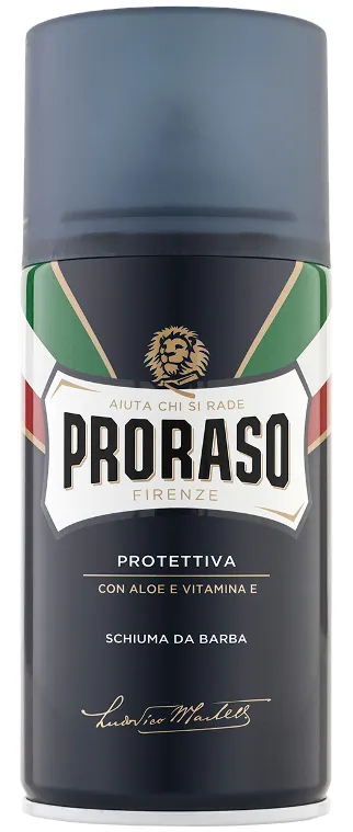 Produktas PRORASO gaivina ir padeda sumažinti paraudimą skutimosi putos, 300 ml Paveikslėlis