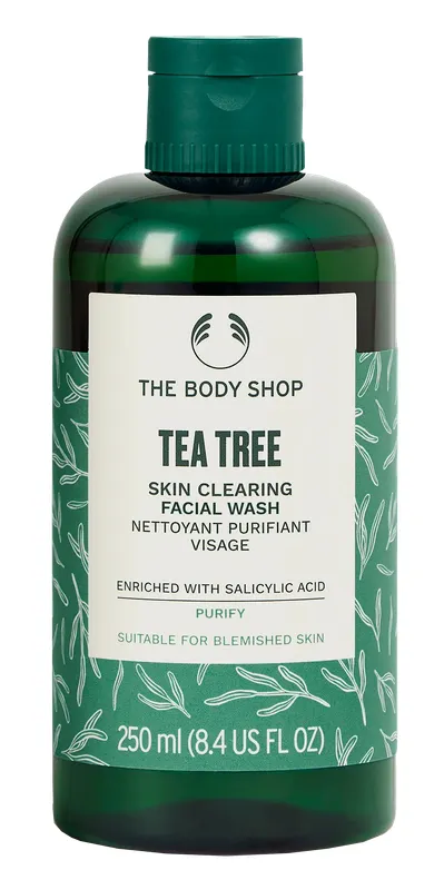 Produktas THE BODY SHOP Tea Tree, su arbatmedžio aliejumi veido prausiklis, 250 ml Paveikslėlis