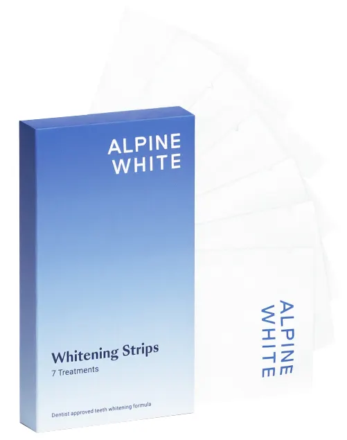 Produktas ALPINE WHITE Whitening balinančios juostelės, 7 vnt. Paveikslėlis