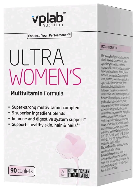 Produktas VPLAB Ultra Women's odai, plaukams, nagams,  kapletės, 90 vnt. Paveikslėlis