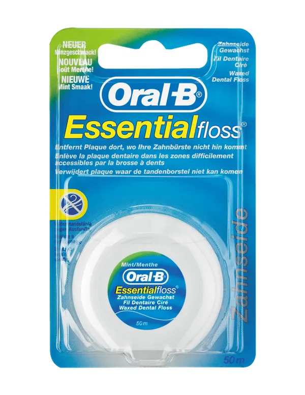 Produktas ORAL-B Essential 50 m dantų siūlas, 1 vnt. Paveikslėlis