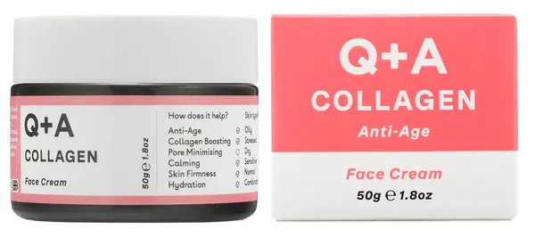 Produktas Q+A Collagen Anti-Age veido veido kremas, 50 ml Paveikslėlis