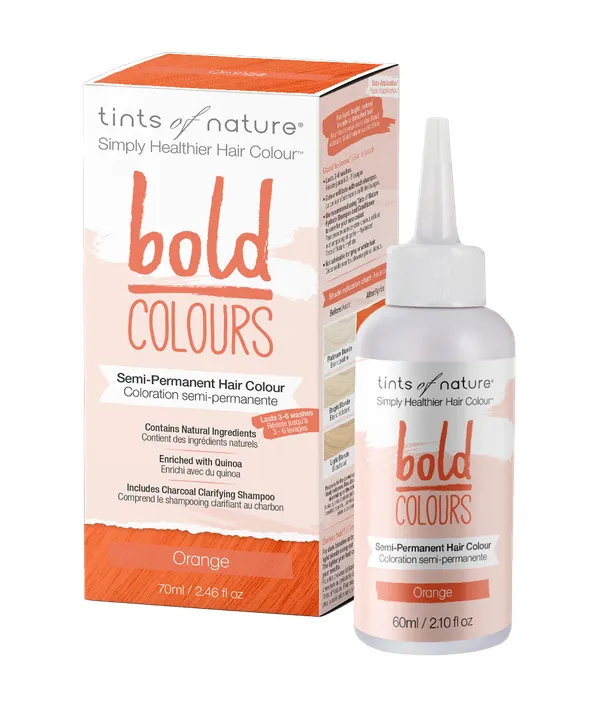 Produktas TINTS OF NATURE Bold Colours Orange plaukų dažai, 70 ml Paveikslėlis