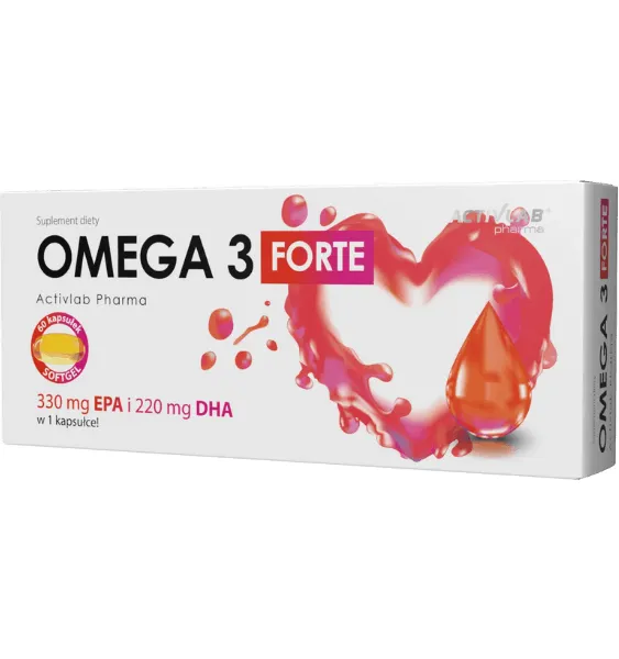 Produktas ACTIVLAB Omega Forte kapsulės, 60 vnt. Paveikslėlis