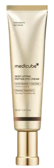 Produktas MEDICUBE Deep Lifting Peptide, stangrinantis ir drėkinantis  paakių kremas, 30 ml Paveikslėlis