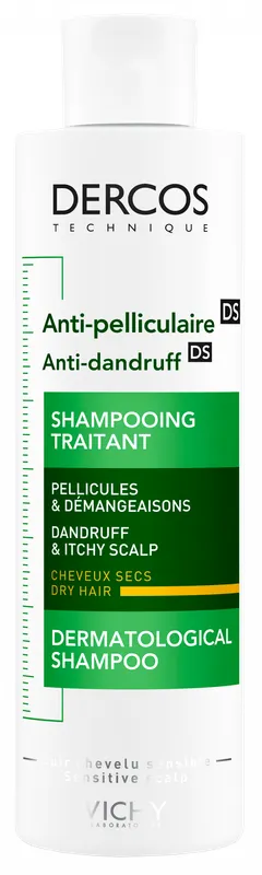 Produktas VICHY Dercos Dry hair šampūnas, 200 ml Paveikslėlis