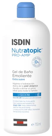 Produktas ISDIN Nutratopic PRO-AMP dušo gelis, 400 ml Paveikslėlis