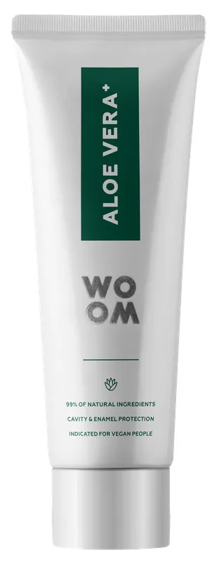 Produktas WOOM Aloe Vera+ natūrali balinamoji  dantų pasta, 75 ml Paveikslėlis