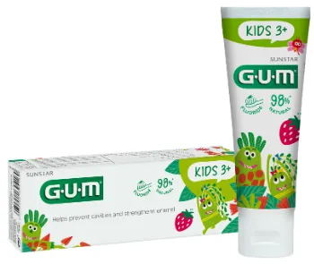 Produktas GUM  Kids 3+  dantų pasta, 1 vnt. Paveikslėlis