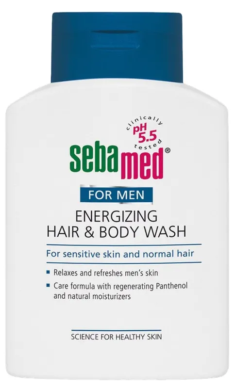 Produktas SEBAMED Energizing Hair & Body šampūnas, 200 ml Paveikslėlis