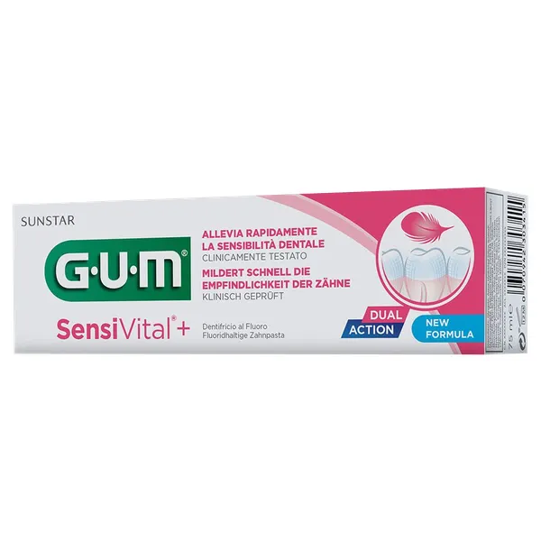 Produktas GUM SensiVital+  dantų pasta, 75 ml Paveikslėlis