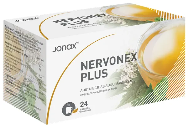 Produktas JONAX Nervonex Plus arbatos maišeliai, 24 vnt. Paveikslėlis