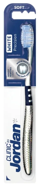 Produktas JORDAN Clinic Precision White Soft dantų šepetėlis, 1 vnt. Paveikslėlis