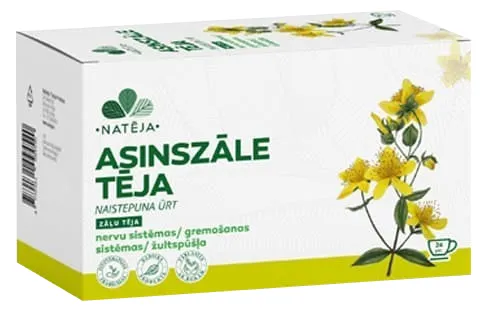 Produktas NATĒJA Jonažolių Žolės arbatos maišeliai, 24 vnt. Paveikslėlis