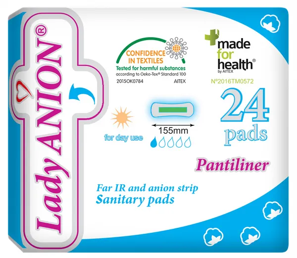 Produktas LADY ANION Pantiliner įklotai, 24 vnt. Paveikslėlis