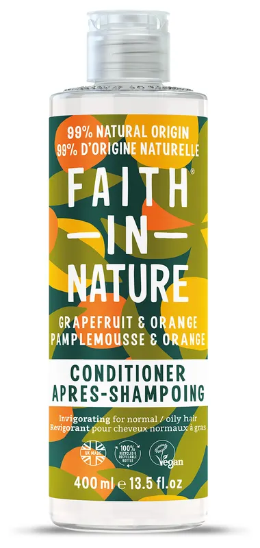 Produktas FAITH IN NATURE Grapefruit & Orange riebiai galvos odai,  kondicionierius, 400 ml Paveikslėlis