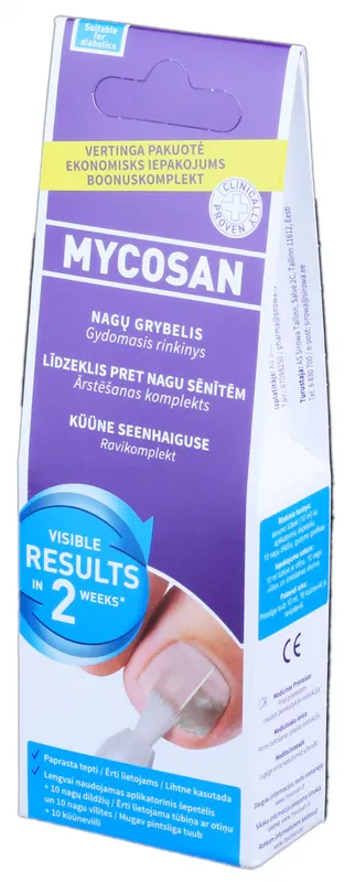 Produktas MYCOSAN nagų priežiūros, nuo grybelio, gelis, 10 ml Paveikslėlis