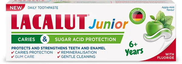 Produktas LACALUT Lacalut Junior 6+ dantų pasta, 55 ml Paveikslėlis