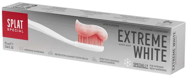 Produktas SPLAT Special Extreme White balinanti  dantų pasta, 75 ml Paveikslėlis