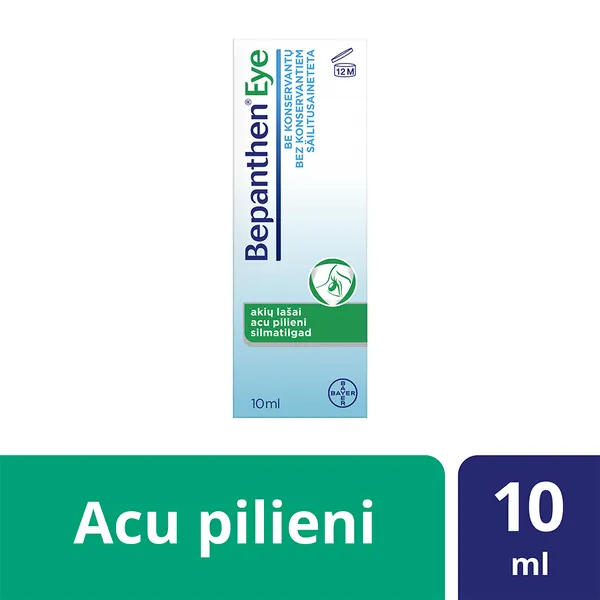 Produktas BEPANTHEN Eye  akių lašai, 10 ml Paveikslėlis