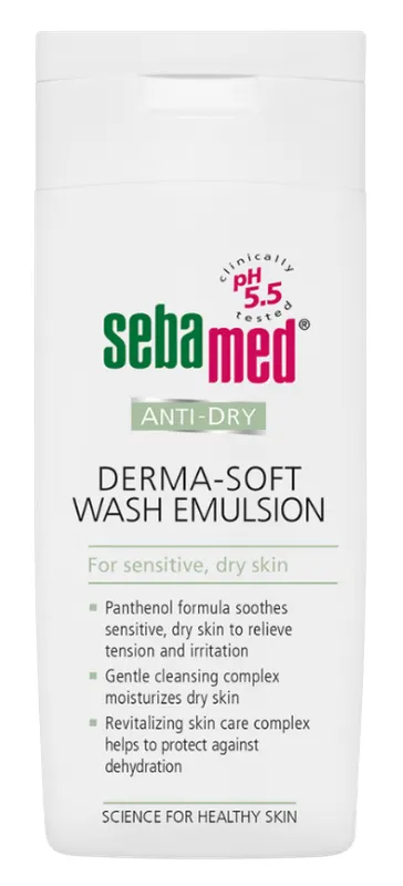 Produktas SEBAMED Anti-Dry Derma-soft Wash emulsija, 200 ml Paveikslėlis