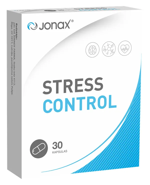 Produktas JONAX Stress Control kapsulės, 30 vnt. Paveikslėlis